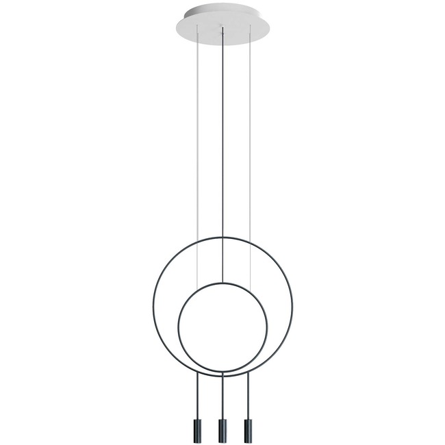 Revolta R40S.1S1D Round Multi-Light Pendant by Estiluz