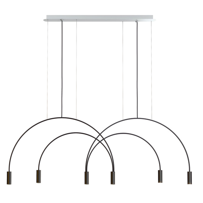 Volta Linear Triple Pendant  by Estiluz