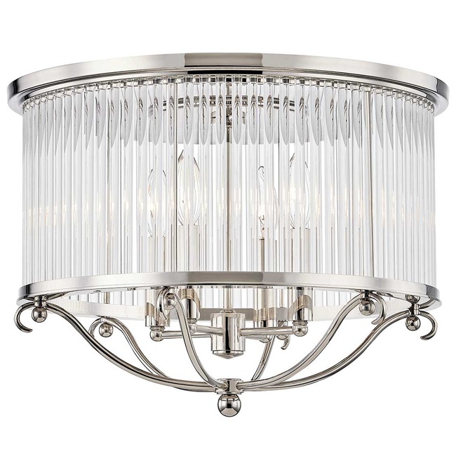 Glass No.1 Semi Flush Ceiling Light by Hudson Valley Lighting