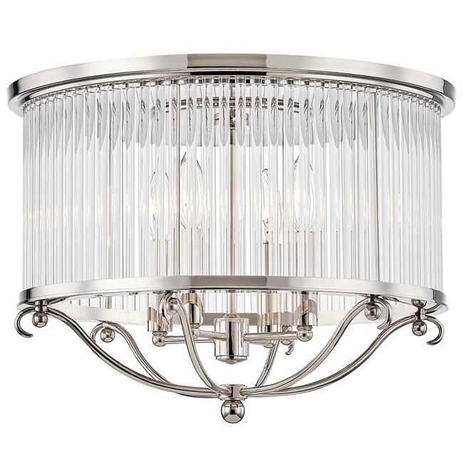 Glass No.1 Semi Flush Ceiling Light by Hudson Valley Lighting