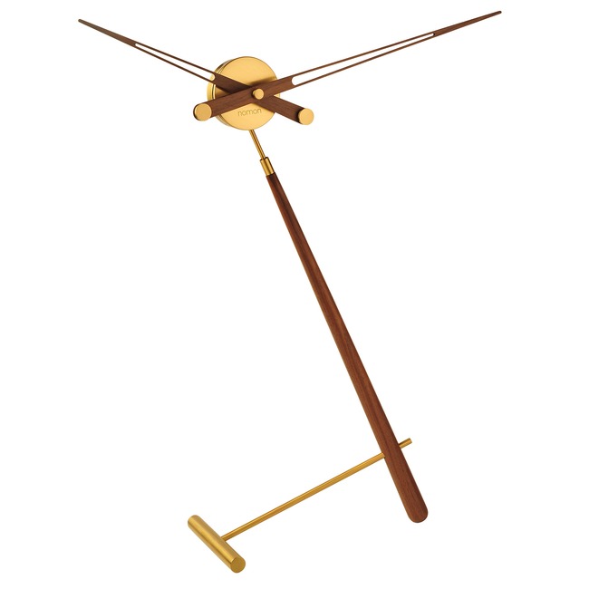 Puntero Walnut Table Clock by Nomon