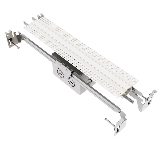 TruTrack 1-Circuit Center Power Feed with Junction Box by PureEdge Lighting
