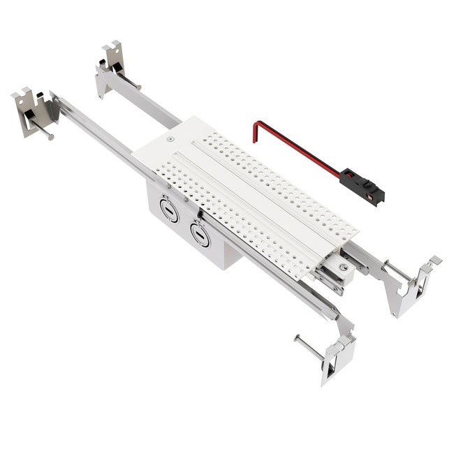 TruTrack 1-Circuit End Power Feed with Junction Box by PureEdge Lighting