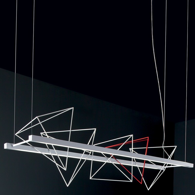 Rock Garden Linear Pendant by Pallucco Italia