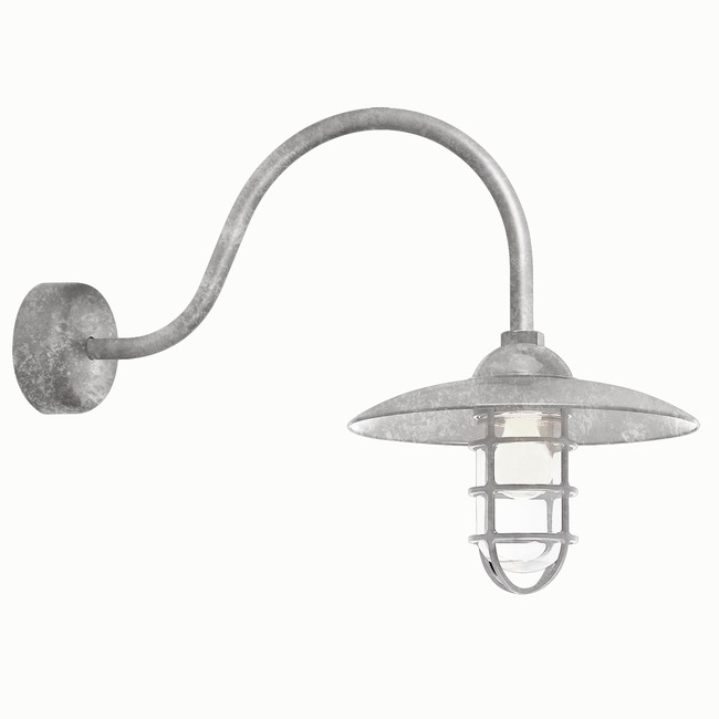 Retro Industrial Dome Outdoor Wall Light by Troy RLM