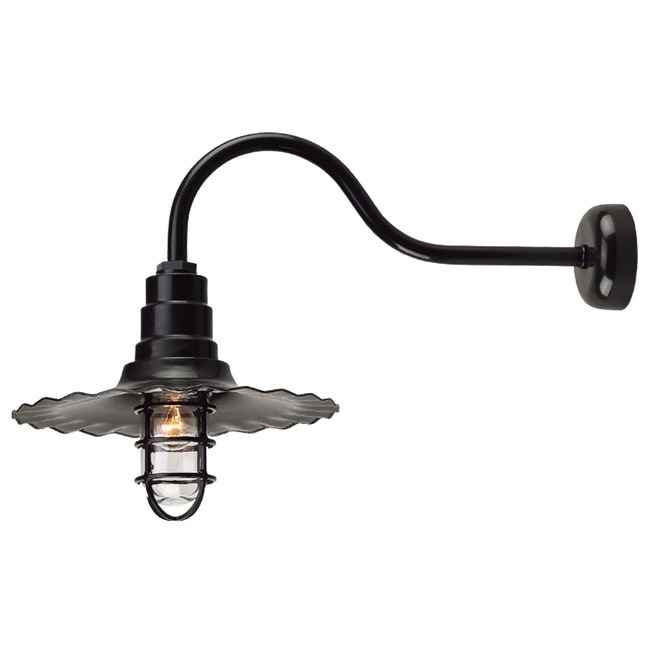 Radial Wave Wall Light by Troy RLM