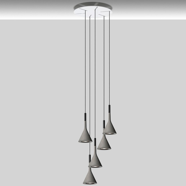 Aplomb Round Multi Light Pendant by Foscarini