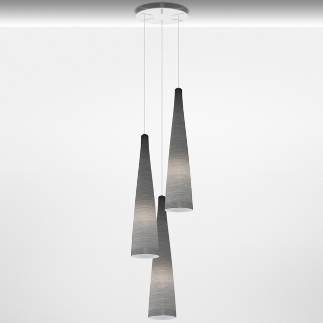 Tite One Round Multi Light Pendant by Foscarini