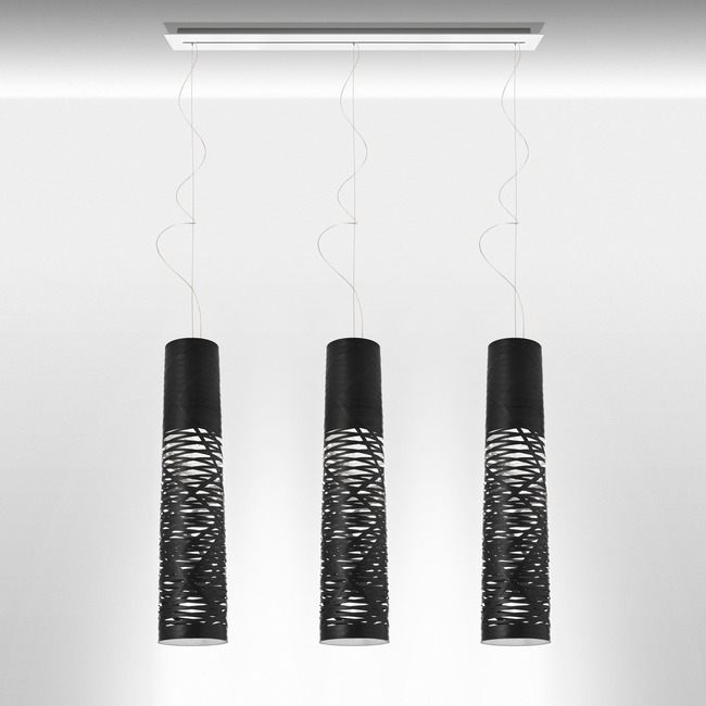 Tress Linear Multi Light Pendant by Foscarini