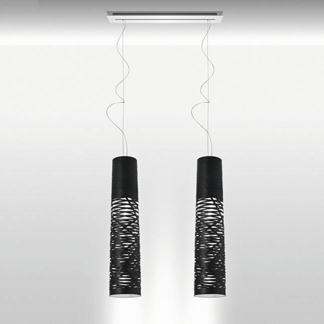 Tress Linear Multi Light Pendant by Foscarini