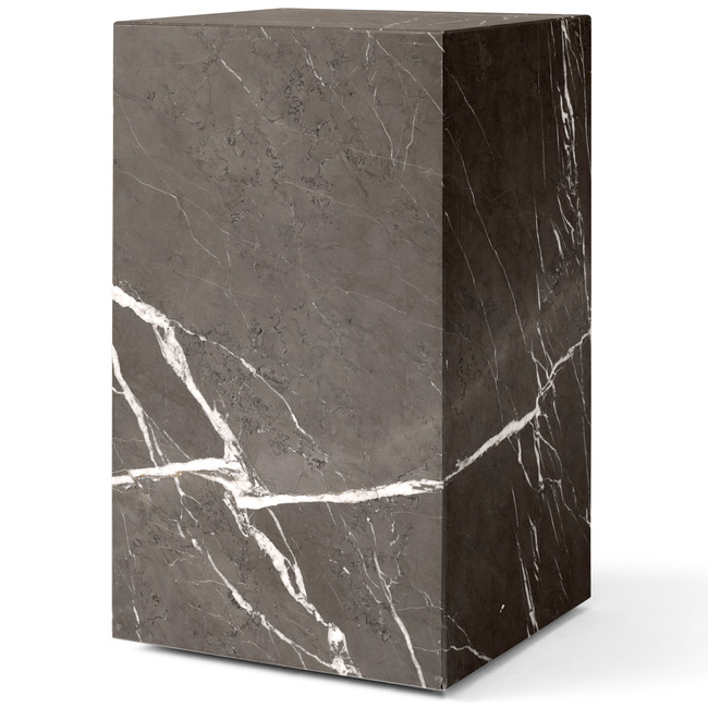 Plinth Tall Marble Table by Audo Copenhagen