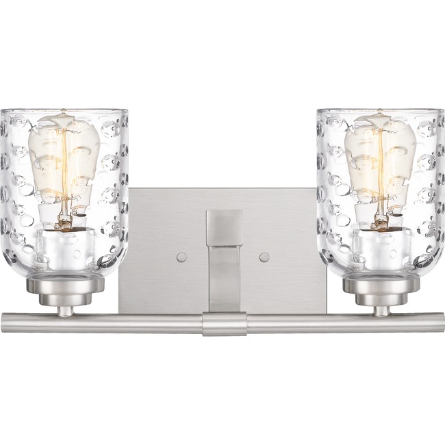 Cristal Bathroom Vanity Light by Quoizel | CRI8602BN