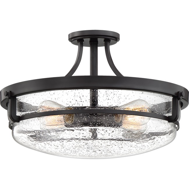 Outpost Semi Flush Ceiling Light by Quoizel