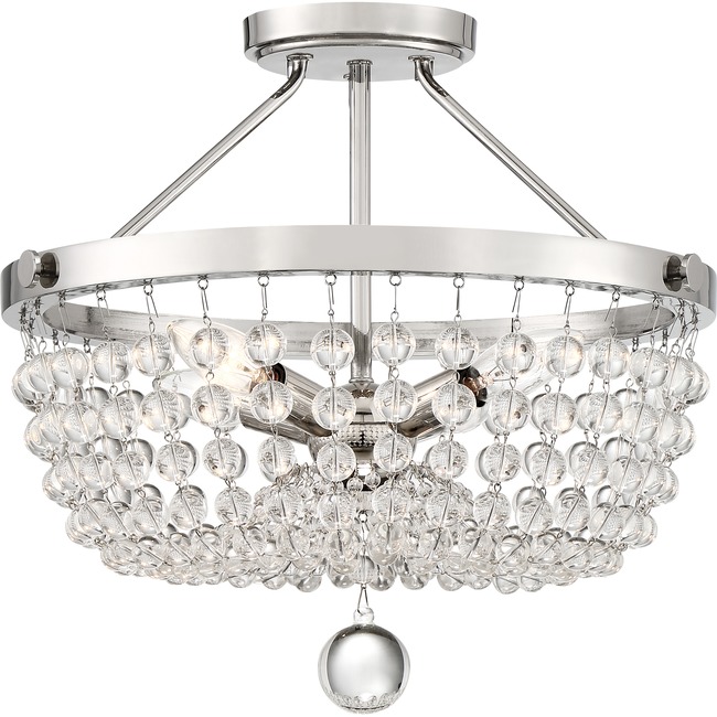 Teresa Semi Flush Ceiling Light by Quoizel