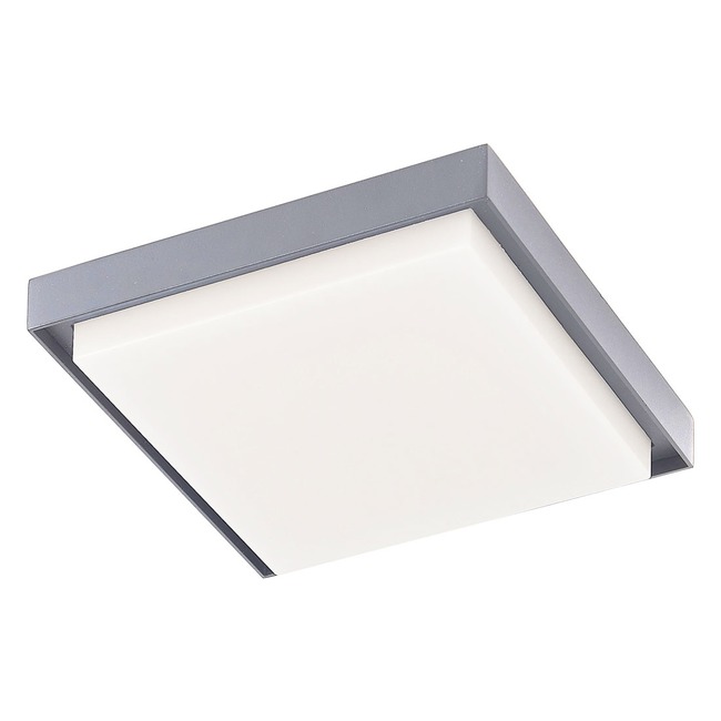 Ridge Outdoor Square Ceiling Light Fixture by Kuzco Lighting