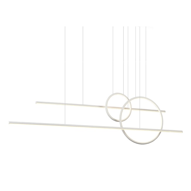 Chute Calypso Linear Suspension by Kuzco Lighting