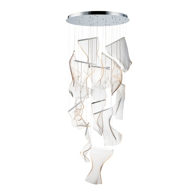 Rinkle Round Multi Light Pendant by Et2