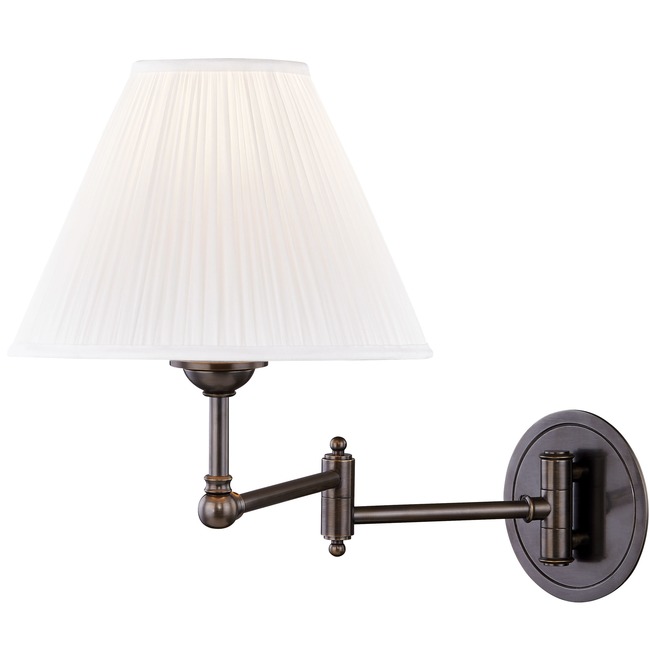 Signature No. 1 Swing Arm Wall Sconce by Hudson Valley Lighting