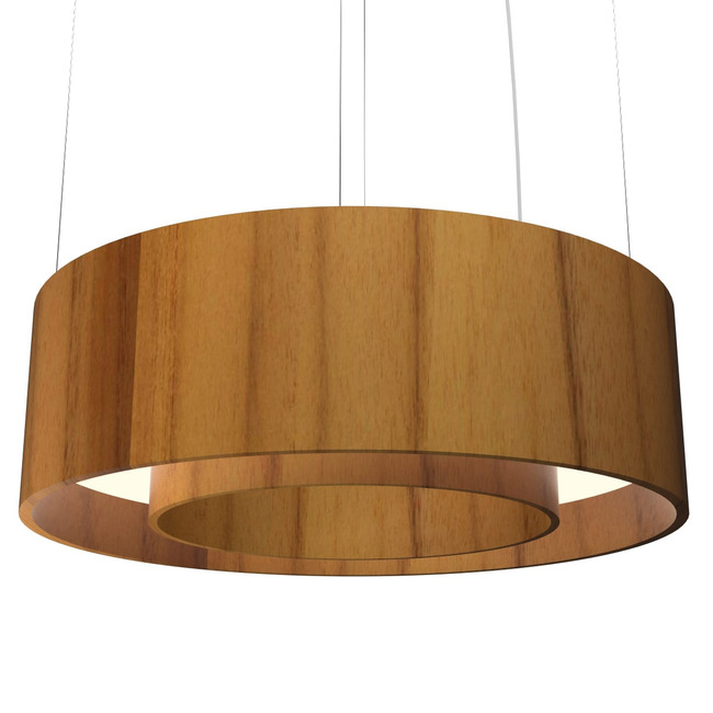 Cylindrical Ring Drum Pendant by Accord Iluminacao