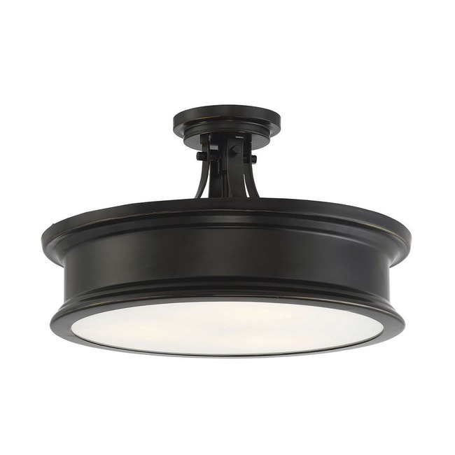 Watkins Semi Flush Ceiling Light by Savoy House