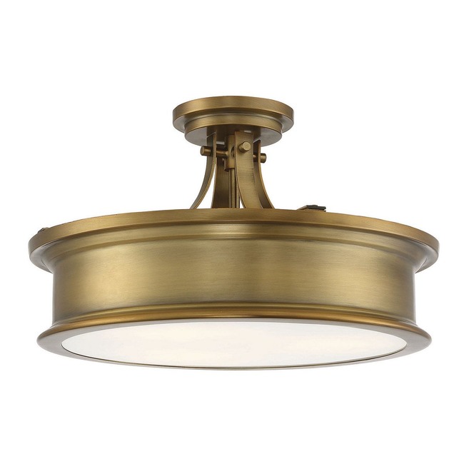 Watkins Semi Flush Ceiling Light by Savoy House