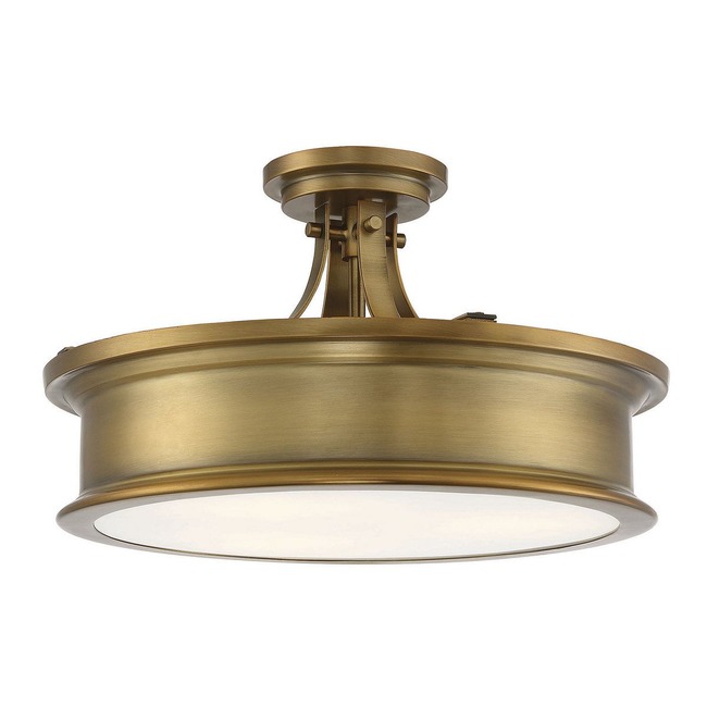 Watkins Semi Flush Ceiling Light by Savoy House