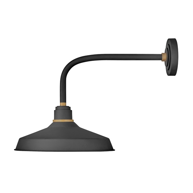 Foundry Outdoor Industrial Shade Wall Light by Hinkley Lighting
