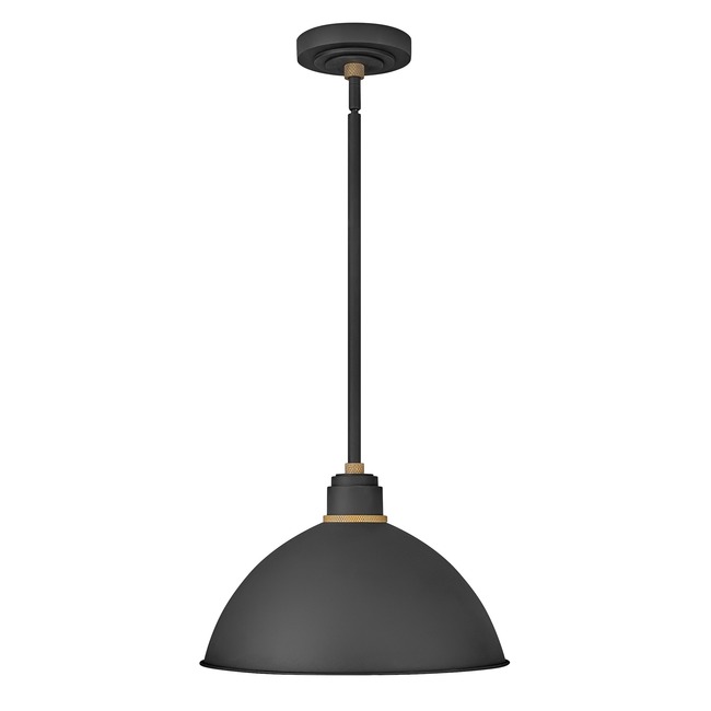 Foundry Outdoor Dome Shade Convertible Pendant by Hinkley Lighting