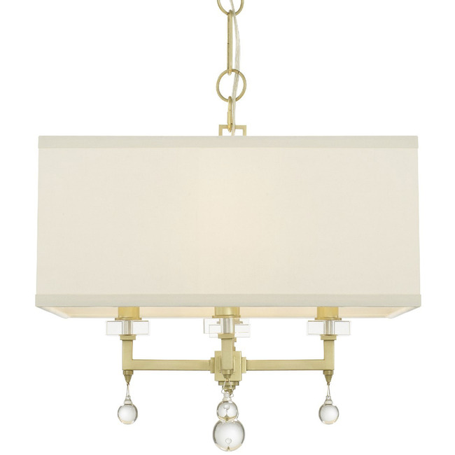 Paxton Square Chandelier by Crystorama