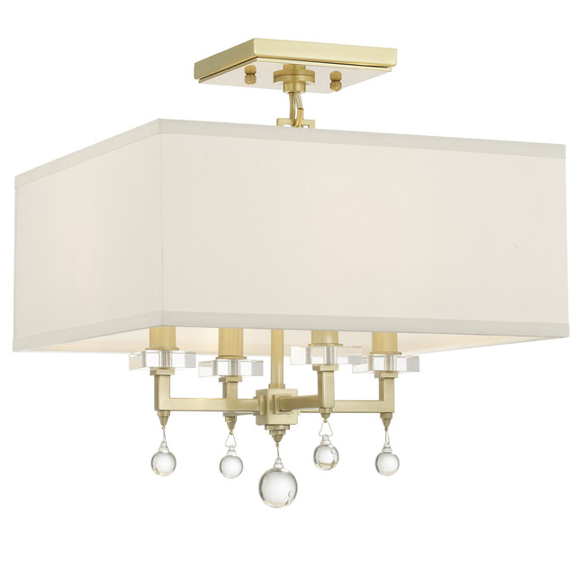 Paxton Semi Flush Ceiling Light by Crystorama