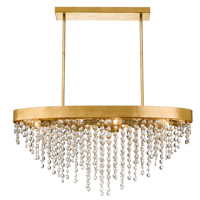 Winham Oval Chandelier by Crystorama