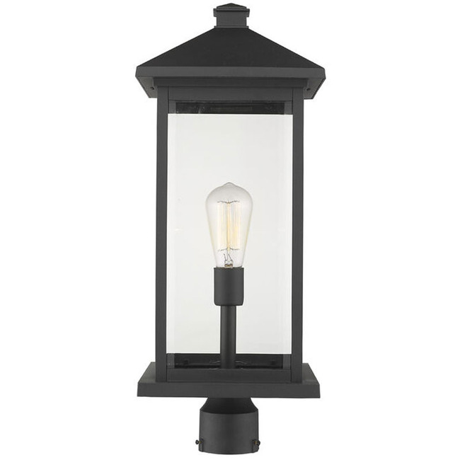 Portland Outdoor Post Light with Round Fitter by Z-Lite