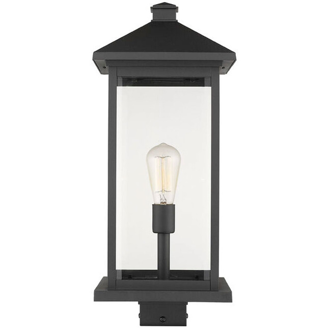 Portland Outdoor Post Light with Square Fitter by Z-Lite