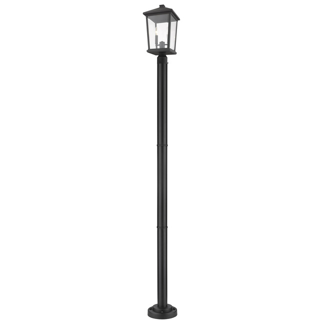 Beacon Outdoor Post Light with Round Post/Stepped Base by Z-Lite