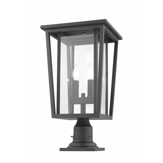 Seoul Outdoor Pier Light with Traditional Base by Z-Lite