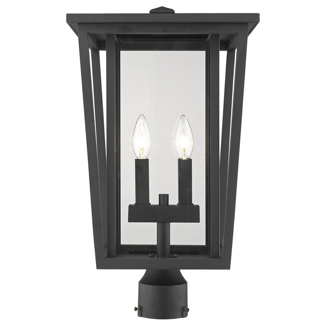Seoul Outdoor Post Light with Round Fitter by Z-Lite