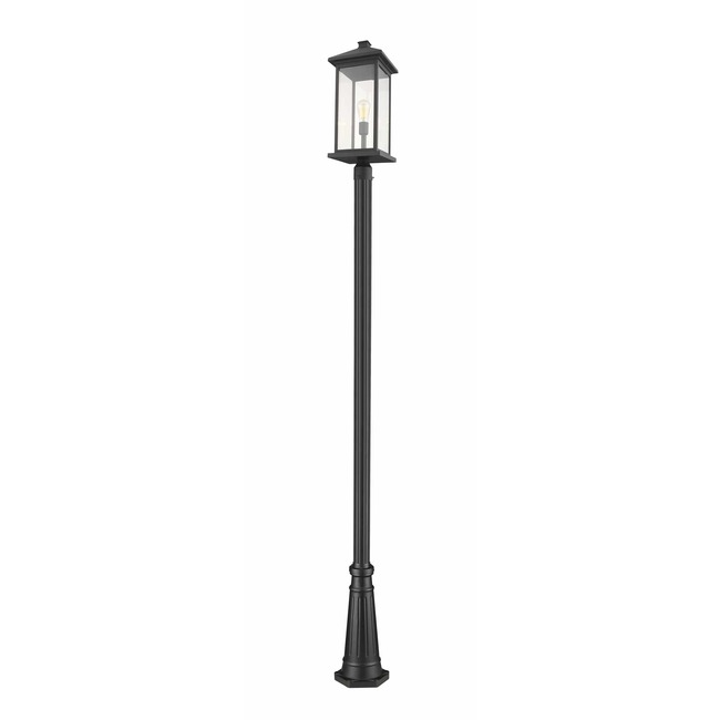 Portland Outdoor Post Light with Round Post/Hexagon Base by Z-Lite