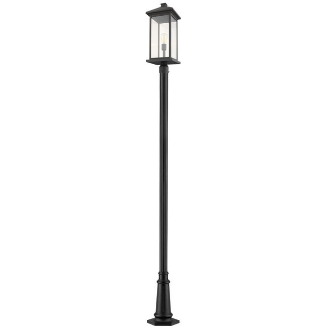 Portland Outdoor Post Light with Round Post/Tapered Base by Z-Lite