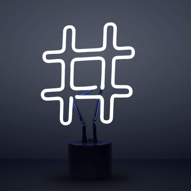 Hashtag Desk Lamp by Amped & Co