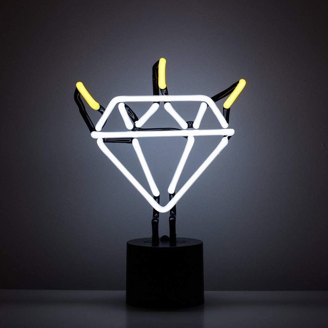 Diamond Desk Lamp by Amped & Co