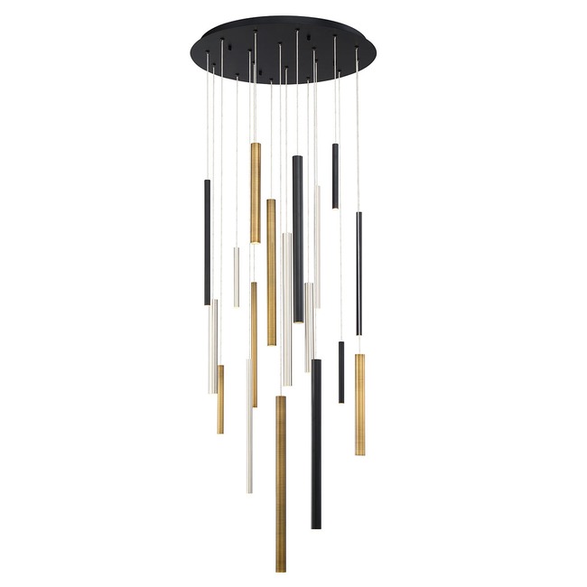 Santana Round Multi Light Pendant by Eurofase