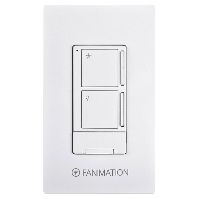 WR501 Fan / Light Wall Control with Canopy Mount Receiver by Fanimation