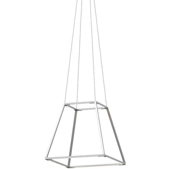 Z-Bar Rise Square Pendant by Koncept Lighting