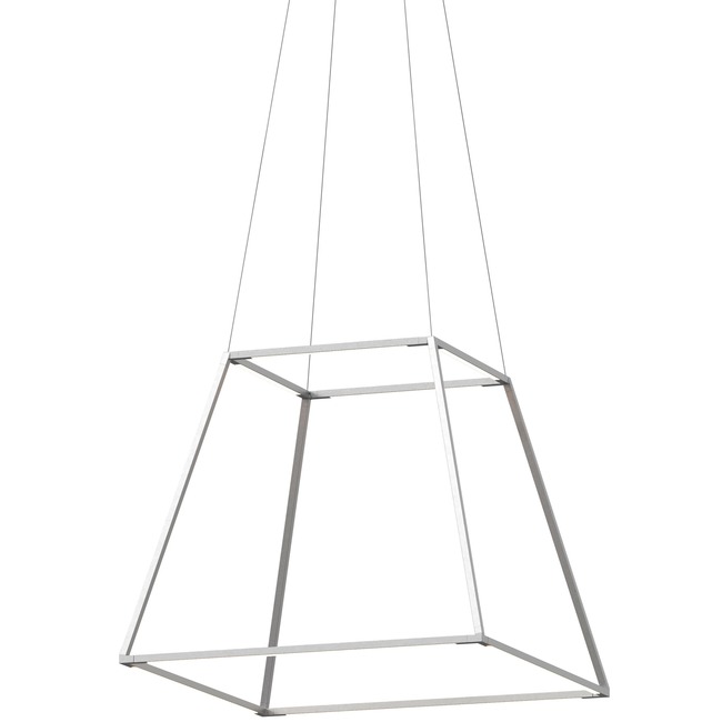 Z-Bar Rise Square Pendant by Koncept Lighting