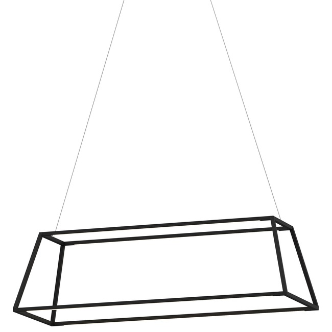 Z-Bar Rise Rectangle Pendant by Koncept Lighting