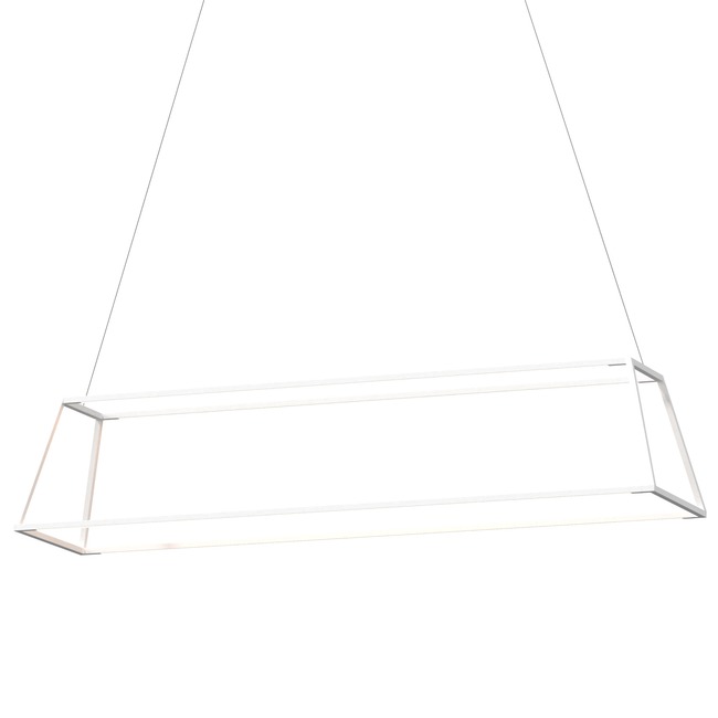 Z-Bar Rise Rectangle Pendant by Koncept Lighting