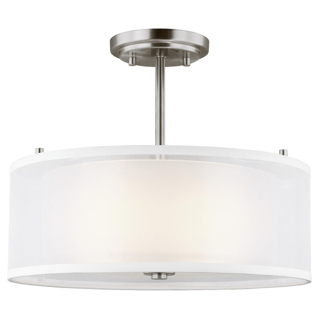Elmwood Park Semi Flush Ceiling Light by Generation Lighting