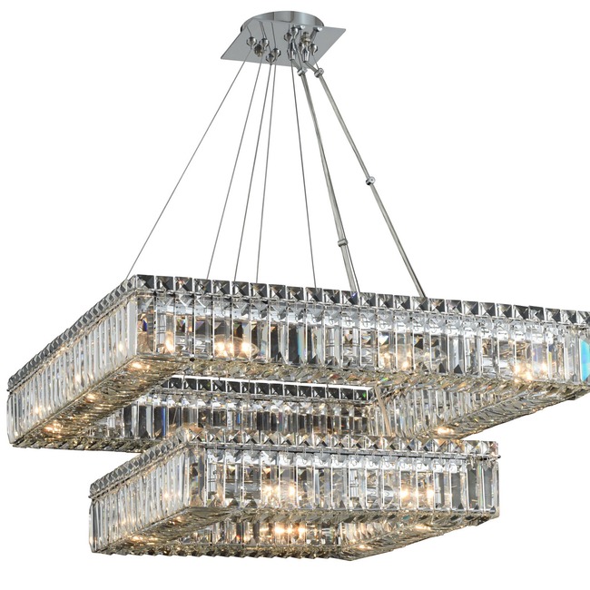 Quadro 2 Tier Pendant by Allegri