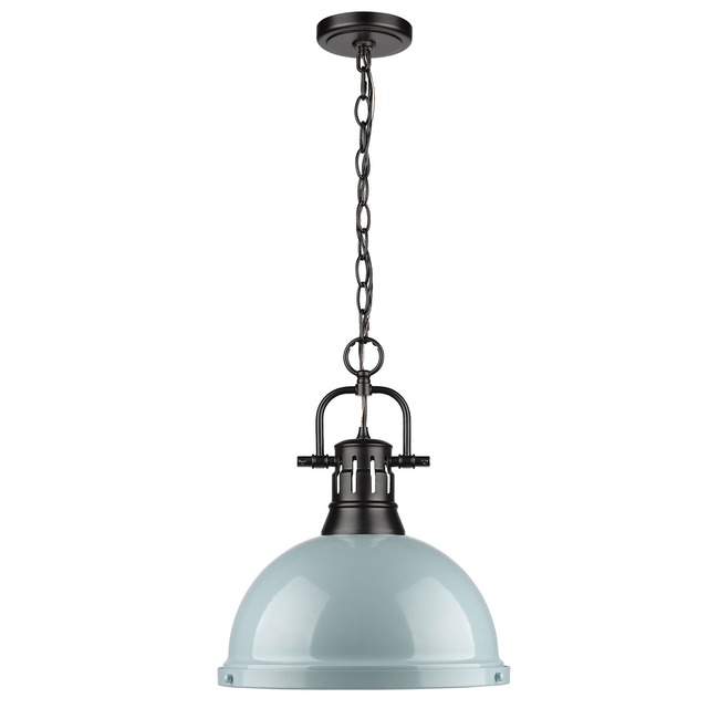 Duncan Chain Pendant with Diffuser by Golden Lighting