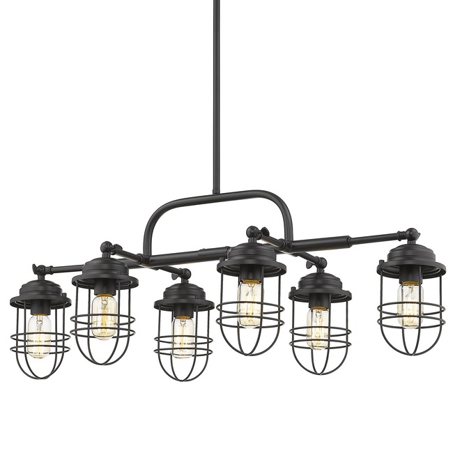 Seaport Linear Pendant by Golden Lighting